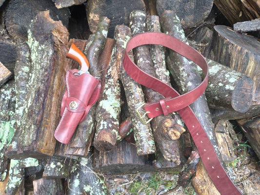 Single Action Revolver Holster and Belt Rig - "The Lawman"