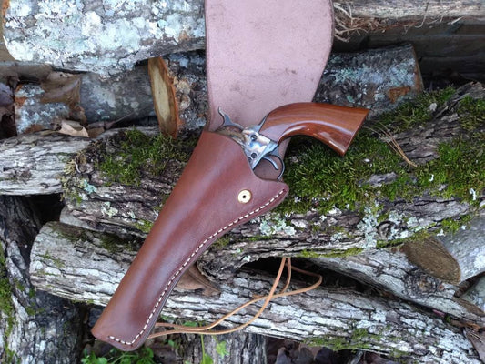 Ruger Vaquero/ Colt SAA - Cavalry Flap Holster, Western, Leather Holster