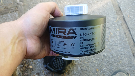 MIRA CM-8M Gas Mask with Filter and Pouch