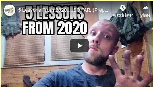 5 Lessons from 2020.......so far.
