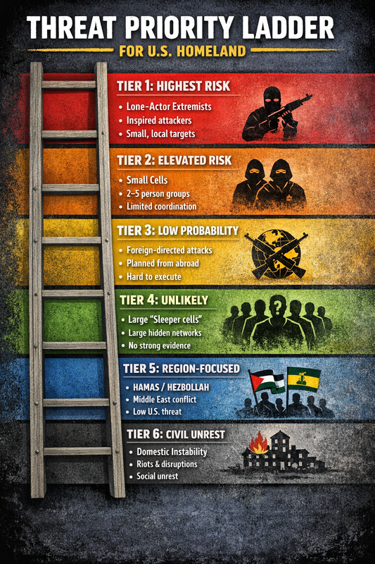 Threat Priority Ladder For U.S. Homeland