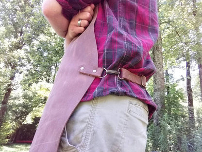 Leather Work Apron - Blacksmith, Leatherwork, Woodwork, Farrier - CRAZY HORSE LEATHER