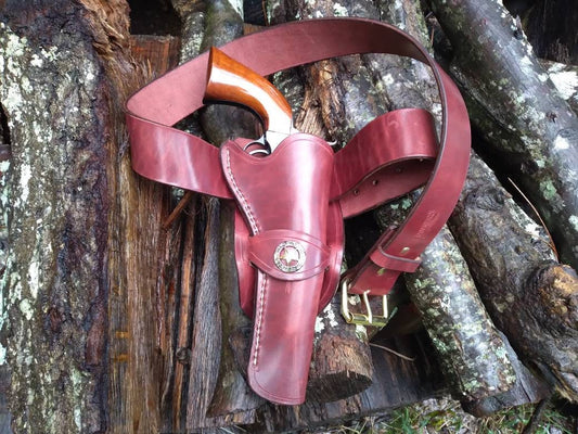 Single Action Revolver Holster and Belt Rig - "The Lawman"