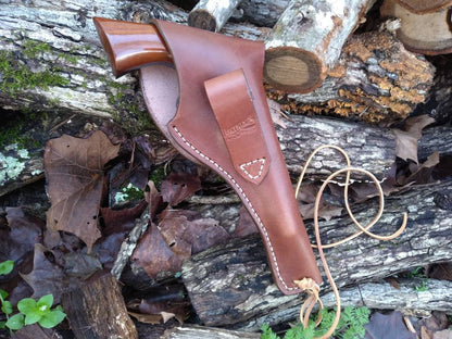 Ruger Vaquero/ Colt SAA - Cavalry Flap Holster, Western, Leather Holster