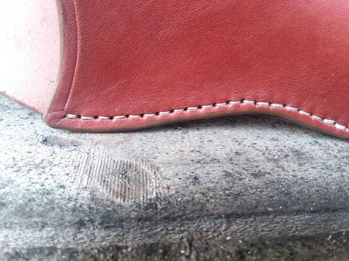 357 Revolver Leather Holster, Western, English Bridle