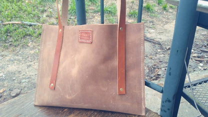 Rustic Leather Handbag / Purse