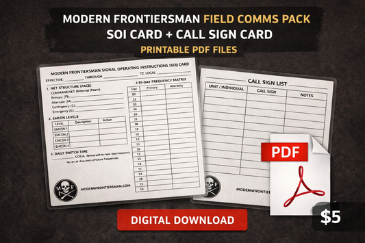 📡 MODERN FRONTIERSMAN FIELD COMMS PACK