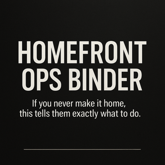Homefront Ops Binder + Battle Cards (Digital Download)