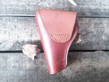 Load image into Gallery viewer, 357 Revolver Leather Holster, Western, English Bridle