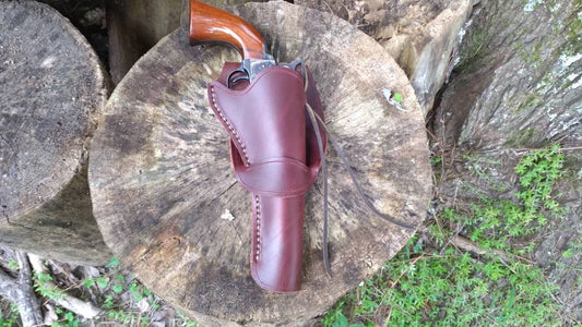 Western Single Action Revolver Holster - Ruger Vaquero, Rough Rider, Colt SAA, ruger blackhawk, etc