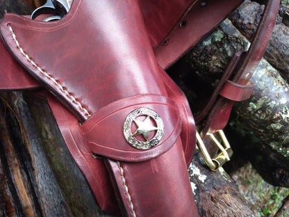 Single Action Revolver Holster and Belt Rig - "The Lawman"