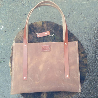 Rustic Leather Handbag / Purse