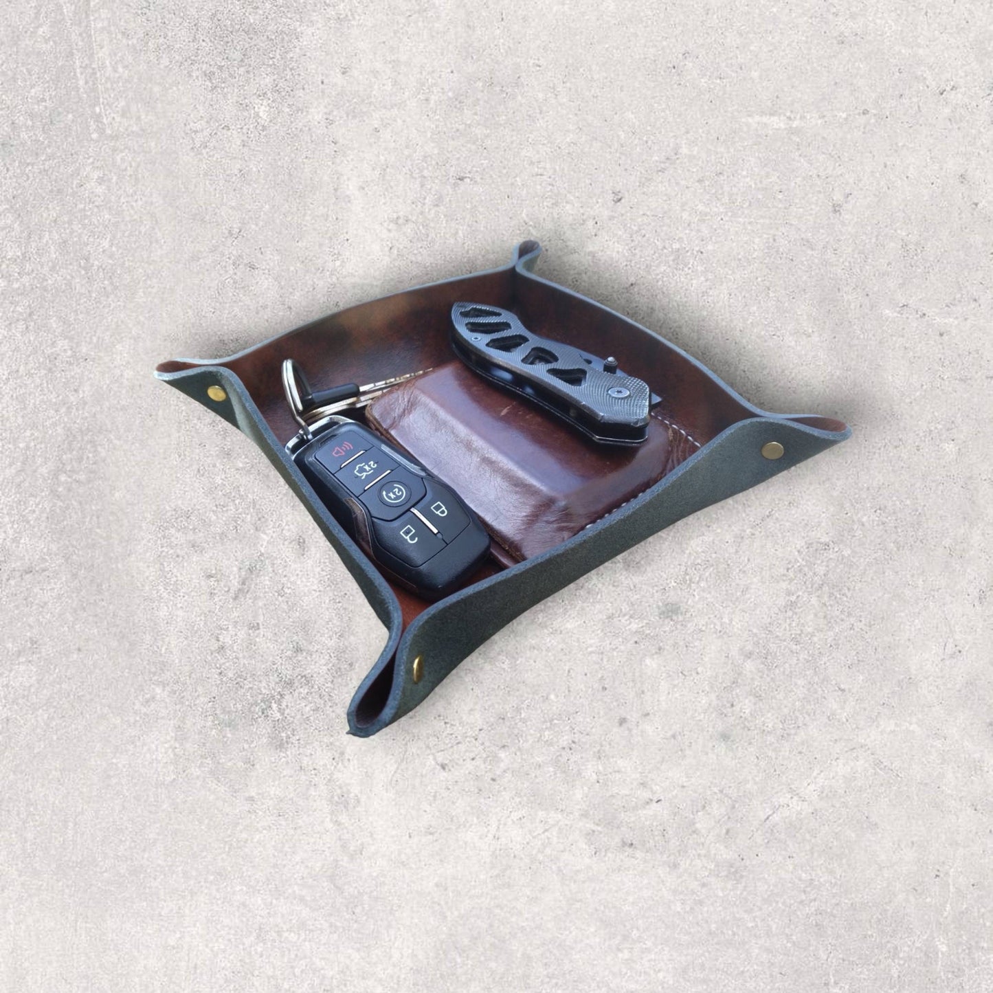 Leather Valet Tray / Catch All