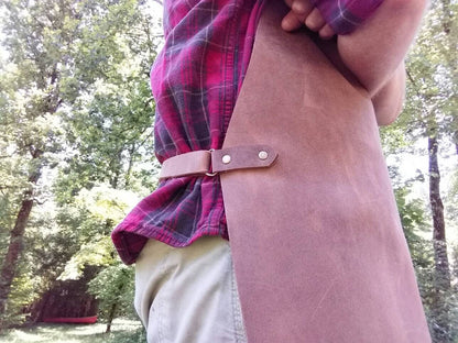 Leather Work Apron - Blacksmith, Leatherwork, Woodwork, Farrier - CRAZY HORSE LEATHER