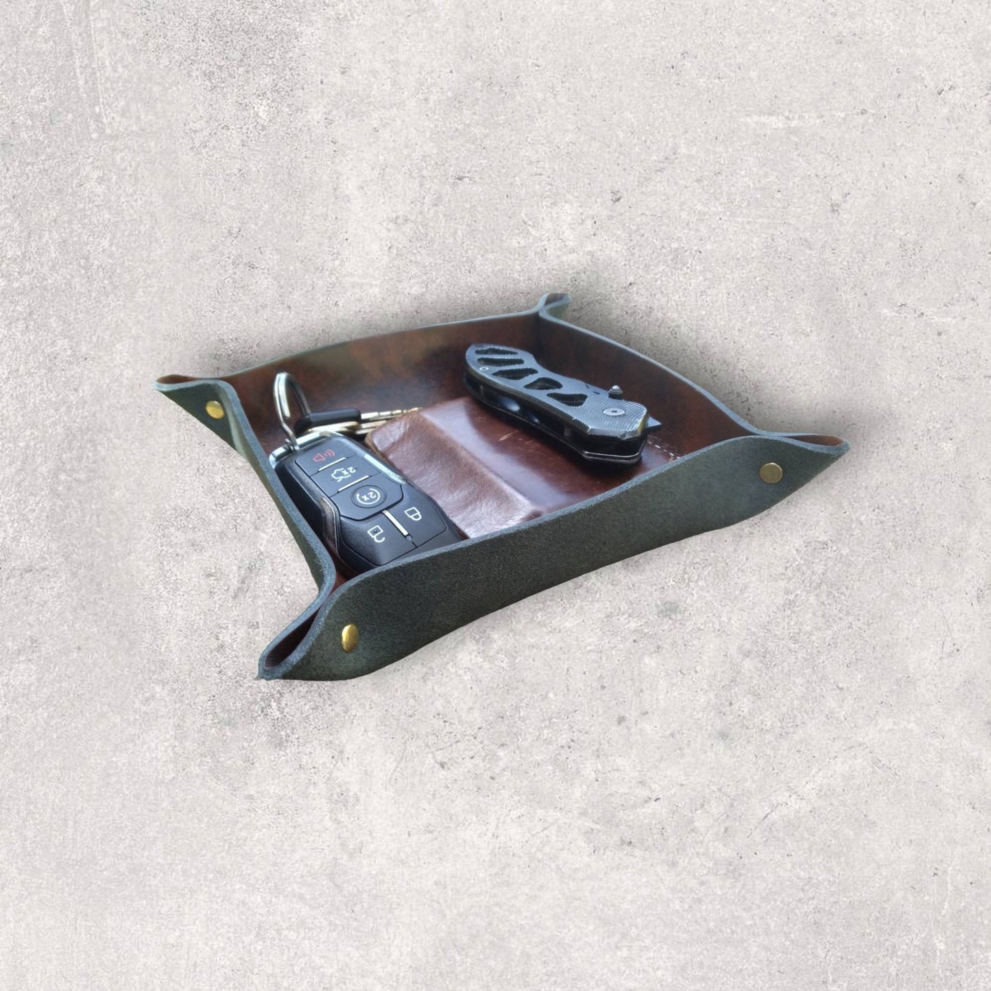 Leather Valet Tray / Catch All