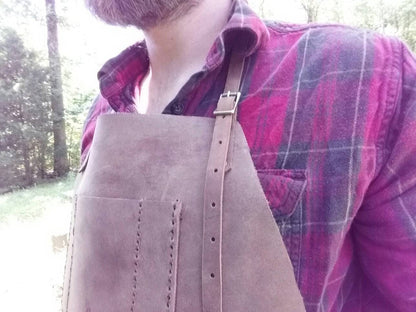 Leather Work Apron - Blacksmith, Leatherwork, Woodwork, Farrier - CRAZY HORSE LEATHER