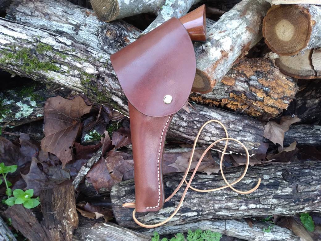 Ruger Vaquero/ Colt SAA - Cavalry Flap Holster, Western, Leather Holster