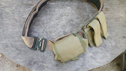Battlebelt, Dump Pouch, and Pistol Mag Pouches