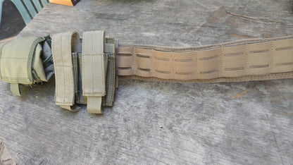 Battlebelt, Dump Pouch, and Pistol Mag Pouches