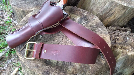 Single Action Revolver Holster and Belt Rig