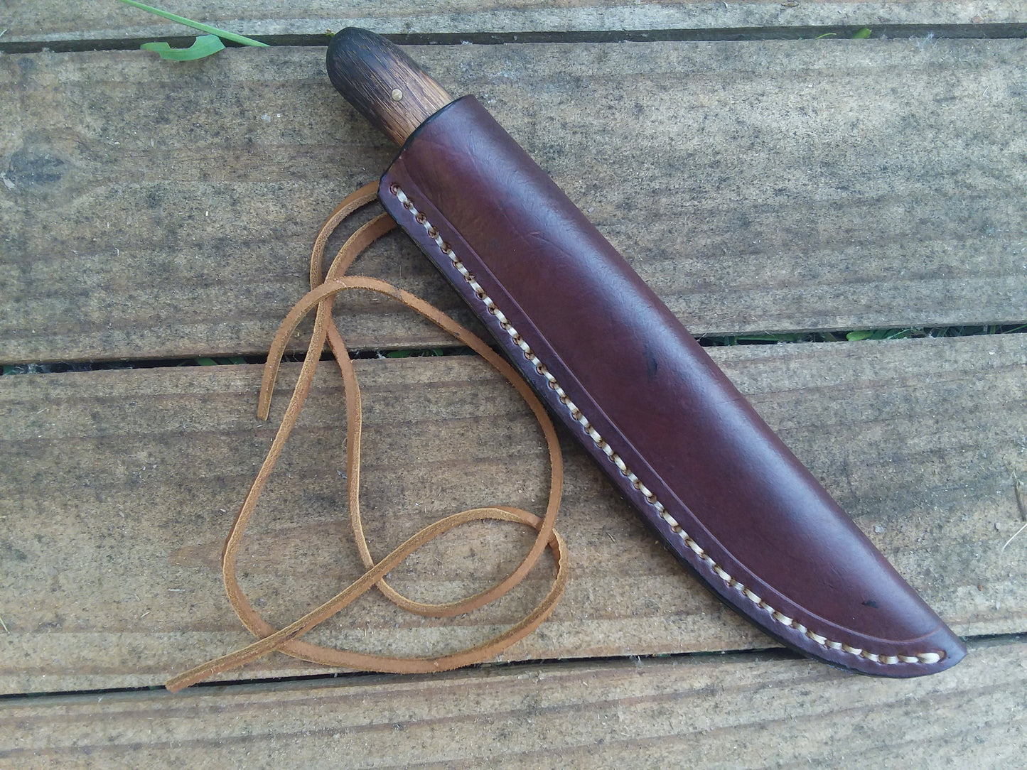 French Trade Knife / Hunting Knife With Leather Sheath