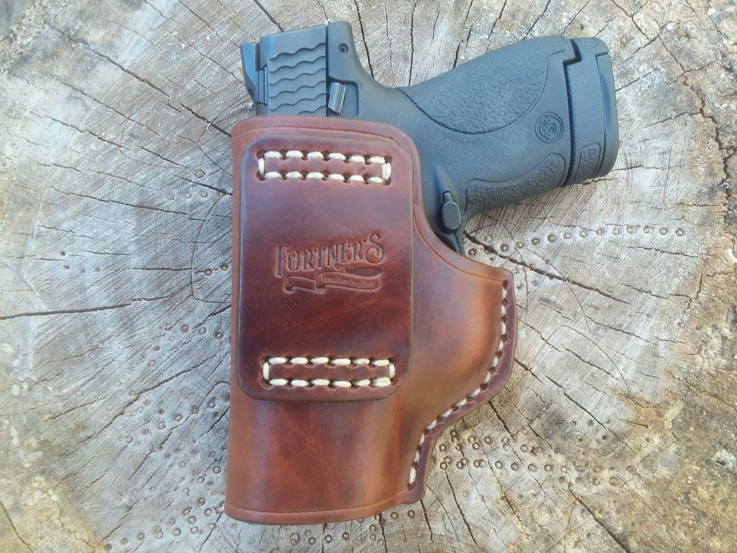 Smith and Wesson M&P Shield 9mm Leather Holster